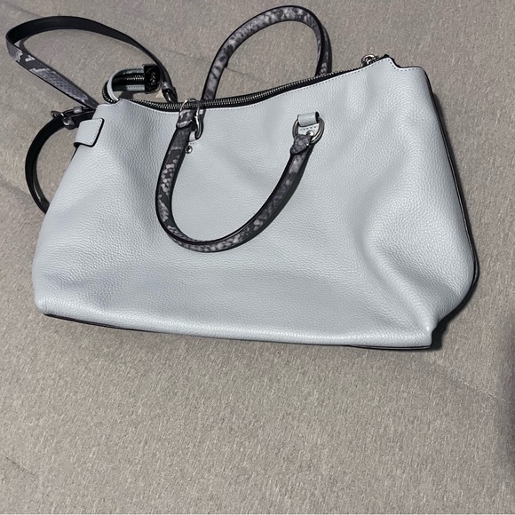 Coach Gray Leather Tote Bag - Picture 6 of 8